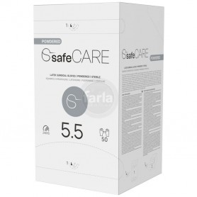 Handschoenen Latex gepoederd Steriel – Zarys safeCARE