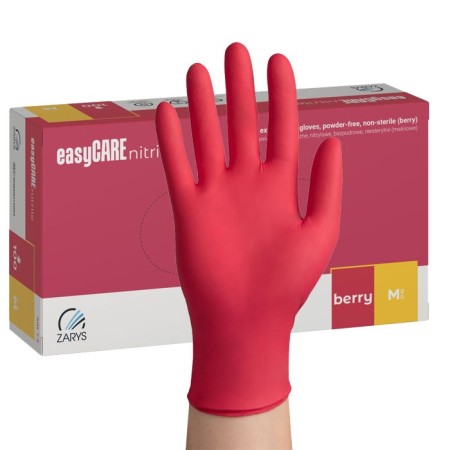 Framboos roze Nitril handschoenen