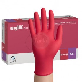 Framboos roze Nitril handschoenen