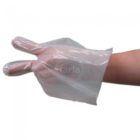 Handschoenen Polyethyleen – vingerling handschoen twee vingers