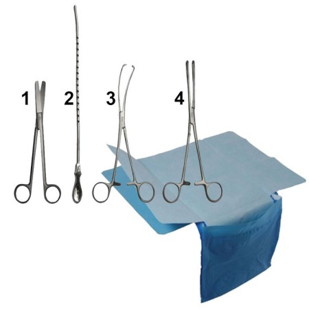 Set voor het plaatsen van spiraal (metaal)