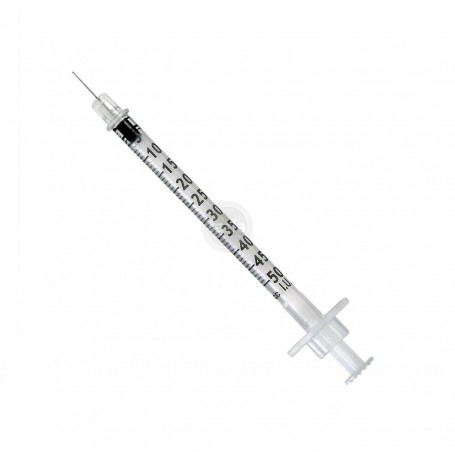 BD Micro-Fine+™ spuit met naald 29G x 1/2" - insulinespuit 0,5 ml