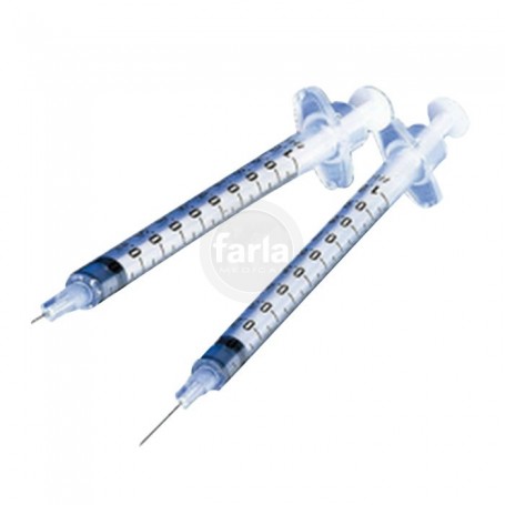 BD Plastipak™ Sub-Q spuit met naald 26G x 1/2" - spuit 1 ml