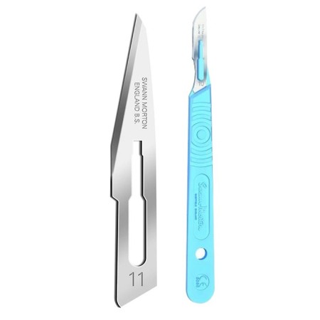 Swann Morton scalpelmes Nr 11 met handvat
