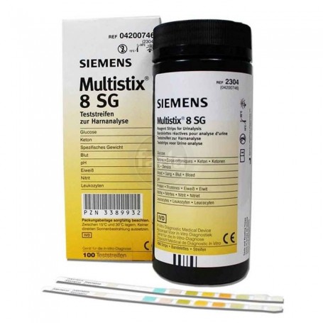 Urinetest: Siemens Multistix 8SG - Siemens teststrips