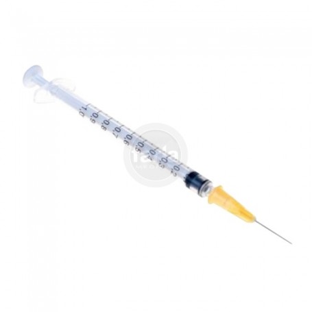 BD Plastipak spuit met Tuberculine naald 1ml + 25G 5/8