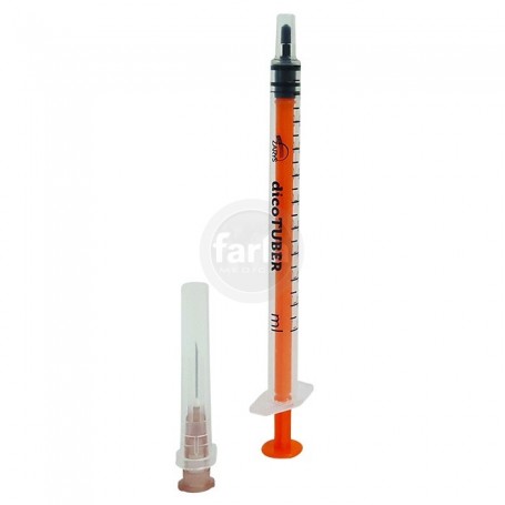 Tuberculinespuit 1 ml - 100 stuks - Zarys DicoTUBER