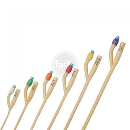 Urine catheter, 2-weg, met plastic ventiel