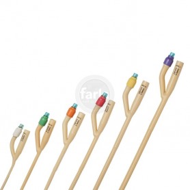 Urine catheter, 2-weg, met rubberen ventiel
