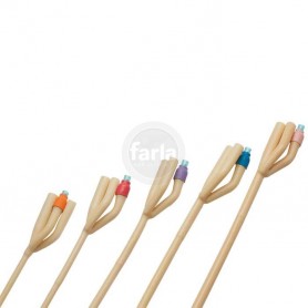 Urine catheter, 3-weg, met plastic ventiel