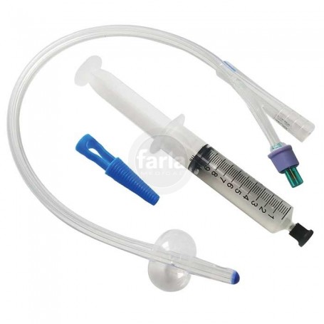 Urine catheter, 2-weg, met plastic ventiel