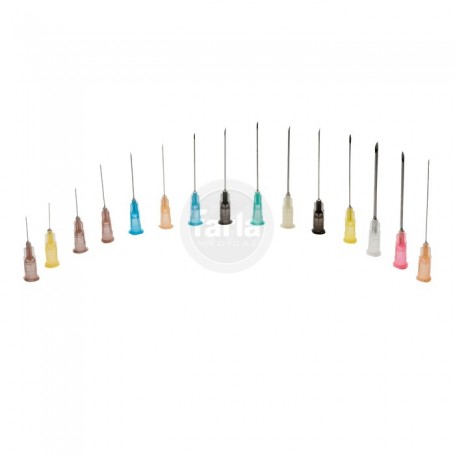 Zarys dispoFINE  naalden  – 15 G 1,8 x 40 mm (1 1/2") Blauw-grijs – 100 stuks