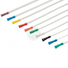 Zarys zuigkatheter met bevroren oppervlak - CH 10 – 60 cm – zwart