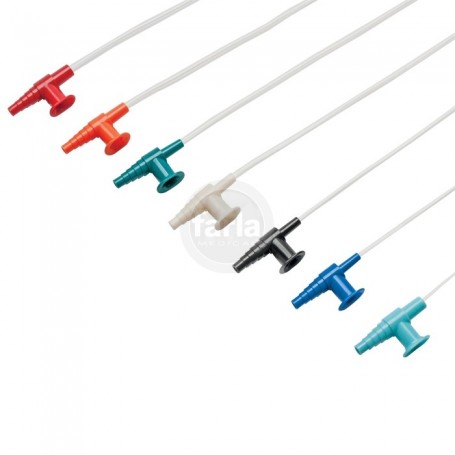 Zarys zuigkatheter met vacuümregeling - CH 06 – 60 cm – lichtgroen